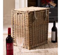 Dibor Antique Wash Vinter Storage Hamper Wine Bottle Basket