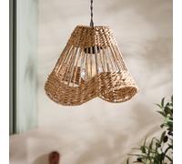 Dibor Arched Wave Natural Home Décor Ceiling Light Shade H20 X D26Cm