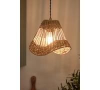 Dibor Arched Wave Natural Home Décor Ceiling Light Shade H20 X D26Cm