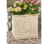 Dibor Beige X-L Planter Fibreclay Summer Outdoor Garden Planter Plant Pot | Size: XL Dibor Beige XL