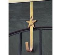 Dibor Brushed Gold Star Over Door Christmas Decoration Wreath Hanger Hook Dibor Gold
