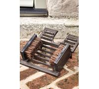 Dibor Cast Iron Combination Outdoor Garden Boot Brush Jack & Scraper in Brown | Size: Medium Dibor Brown Medium