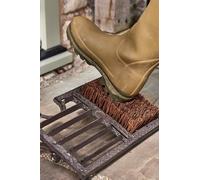 Dibor Cast Iron Free Standing Outdoor Garden Boot Brush & Scraper in Brown | Size: Medium Dibor Brown Medium