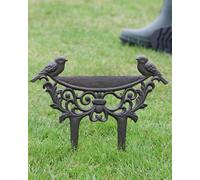 Dibor Cast Iron Outdoor Garden Combined Boot Brush Scraper in Brown | Size: Medium Dibor Brown Medium