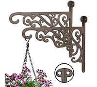 Dibor Cast Iron Wall Mounted Hanging Basket Brackets (B777)