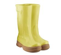 Dibor Ceramic Wellington Boot Shaped Indoor Plant Pot (Yellow Double) DB01