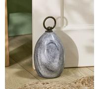 Dibor Contemporary Antique Doorstop Grey Marble Heavy Weight Decorative Door Stop