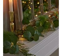 Dibor Eucalyptus Hedgerow Xmas Table Decoration Christmas Garland Decorations 1.8M