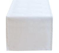 Dibor Extra Long Rustic Country Style 100% Cotton Natural Beige Table Runner - L2.2m