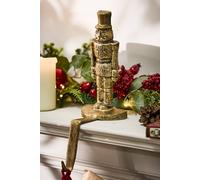 Dibor Gold Nutcracker Decorative Stocking Hooks Stocking Holder | Size: 1 Pack Dibor Gold 1 Pack