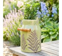 Dibor Green Churn Ceramic Table Decoration Flower Vase | Size: Large Dibor Green Large