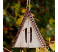 Dibor Handmade Hanging Butterfly House Reclaimed Wood Natural Bark Insect Bug Hotel Garden Gift Present Idea