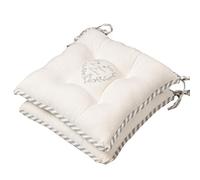 Dibor Indoor Seat Pad Set 2 Heart Dining Chair Cushions