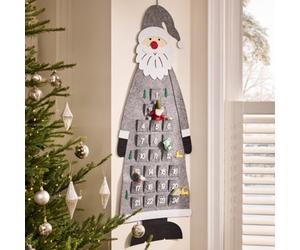 Dibor Luxury Grey Hurry Up Santa Giant Christmas Advent Calendar For Kids