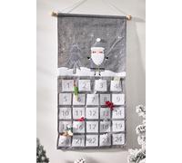 Dibor Luxury Grey Winter Trees Hanging Christmas Advent Calendar Dibor Grey