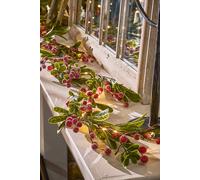 Dibor Luxury Hambledon Berry Table Decoration Christmas Garland 160cm in Green | Size: Large Dibor Green Large
