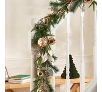 Dibor Luxury Metallic Magic Bauble Xmas Decoration Staircase Christmas Garland 1.8M