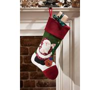 Dibor Luxury Santa Claus Children's Xmas Gift Decoration Christmas Stocking | Size: Medium Dibor Multicolor Medium
