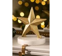 Dibor Marble & Gold Star Stocking Hook Christmas Stocking Holder | Size: 1 Pack Dibor Gold 1 Pack