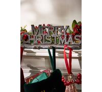 Dibor Merry Christmas 4 Stocking Holders Decorative Stocking Hooks