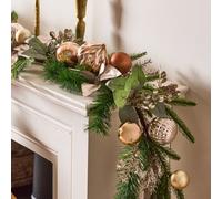 Dibor Metallic Magic Bauble Xmas Table Decoration Christmas Garland 1.8M