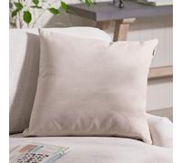 Dibor Plain Grey Cotton Garden Outdoor Cushion Chair Sofa Bench Cushion L50Cm X W50Cm