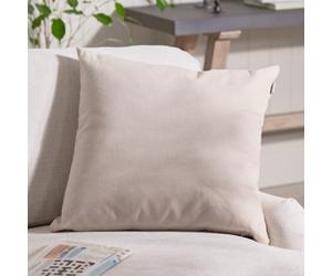 Dibor Plain Grey Cotton Garden Outdoor Cushion Chair Sofa Bench Cushion L50Cm X W50Cm