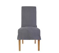 Dibor Riviera Loose Cover Kitchen Furniture Dining Room Chair - Grey