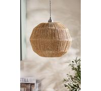 Dibor Round Ceiling Natural Boho Seagrass Pendant Light Shade H30 x D36cm Dibor Natural