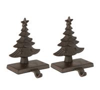 Dibor Set of 2 Antique Brown Christmas Tree Decor Christmas Stocking Holders | Size: 2 Pack Dibor Brown 2 Pack