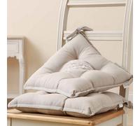 Dibor Set Of 2 Grey Love Birds Indoor Style Dining Chair Seat Pad Cushions