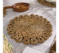 Dibor Set Of 4 Loop Woven Christmas Table Decoration Tableware Placemats