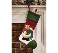 Dibor Set of 4 Rudy The Reindeer Childrens Xmas Tree Decoration Christmas Gift Bag Christmas Stocking | Size: 4 Pack Dibor Multicolor 4 Pack