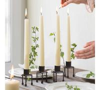 Dibor Set Of 4 Vintage Style Table Centrepiece Christmas Candle Holder