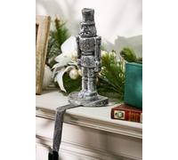 Dibor Silver Nutcracker Decorative Stocking Hooks Stocking Holder | Size: 1 Pack Dibor Silver 1 Pack