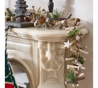 Dibor Sparkle Light Up Xmas Decoration Table Garland Decorative Christmas Garland 1.8M