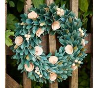 Dibor Traditional Crocus And Berry Front Door Autumn Wreath Winter Spring Wreath 35Cm