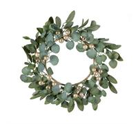 Dibor Traditional Giant Eucalyptus Sparkle Front Door Autumn Wreath Winter Spring Wreath 55Cm