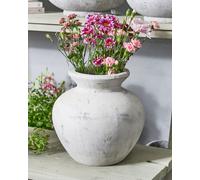 Dibor Traditional Handcrafted Grecian Flower Vase H30 x Dia31cm in White | Size: Large Dibor White Large