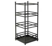 Dibor Traditional Heavy Duty Iron Black Umbrella Holder Stand