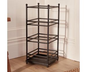 Dibor Traditional Heavy Duty Iron Black Umbrella Stand