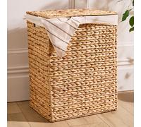 Dibor Traditional Lakelyn Double Lined Laundry Hamper Storage Basket