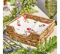Dibor Traditional Lakelyn Water Hyacinth Napkin Holder in Natural Dibor Natural
