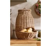 Dibor Traditional Large Woven Vegetable Kitchen Storage Hopper in Natural Dibor Natural
