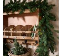 Dibor Traditional Melrose Pre-Lit Decorative Christmas Garland L180Cm