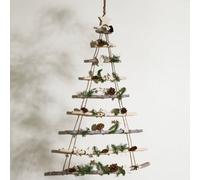 Dibor Traditional Nordic Pine Xmas Decor Christmas Tree Ladder Hanging Decoration