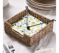 Dibor Traditional Seagrass Decorative Kitchen Napkin Holder