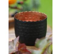 Dibor Traditional Small Copper & Black Tealight Holder Candle Holder Dibor Black S
