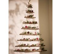 Dibor Traditional Style Candied Apple Christmas Decorations Hanging Wall Tree Ladder 88cm in Grey Dibor Grey