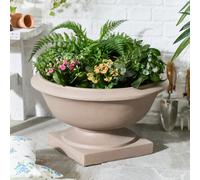 Dibor Traditional Style Large Terracotta Urn Indoor Outdoor Garden Planter (Dia) 32Cm, (H)58Cm